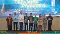 Wabup Suharsi menerima penghargaan Treasury Award 2023, yang dilaksanakan oleh Direktorat Jenderal Perbendaharaan (DJPb) Provinsi Gorontalo. Foto Humas Pemda Pohuwato