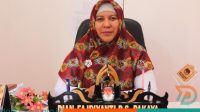 Anggota KPU Kabupaten Pohuwato, Dian Fajriyanti R.S. Pakaya, Divisi Teknik Penyelenggaraan. Sumber Foto: Humas KPU Kabupaten Pohuwato