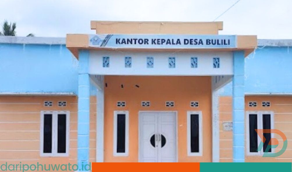 Kantor Desa Bulili, Kecamatan Duhiadaa, Kabupaten Pohuwato