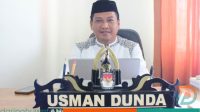 Komisioner Komisi Pemilihan Umum (KPU) Kabupaten Pohuwato, Usman Dunda, Divisi Perencanaan Data dan Informasi. Sumber Foto: Najid Lasale