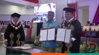 Penandatanganan MoU Pani Gold Project dan Universitas Negeri Gorontalo.