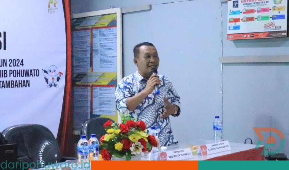 KPU Kabupaten Pohuwato menggelar sosialisasi tentang tahapan Pemilu 2024 kepada warga binaan Lembaga Pemasyarakatan (Lapas) Kelas IIB Pohuwato