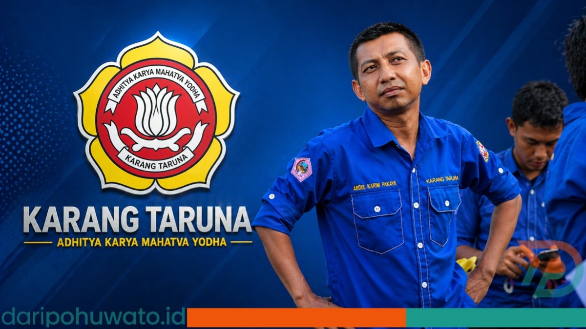 Abdul Karim Pakaya Ketua Karang Taruna Pohuwato