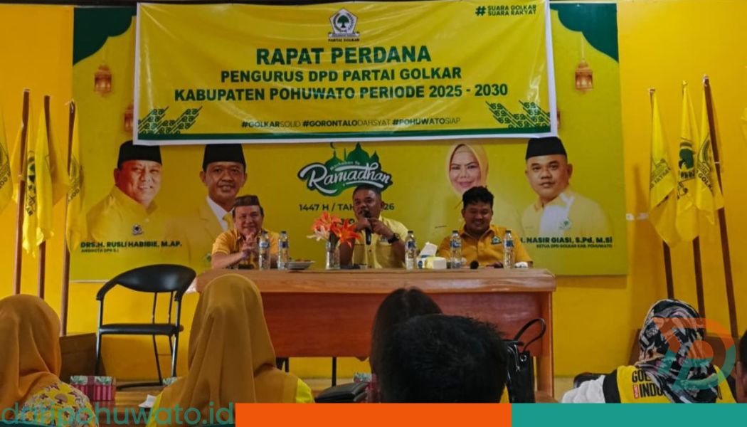 Rapat Perdana Pengurus DPD Partai Golkar Kabupaten Pohuwato Periode 2025-2030